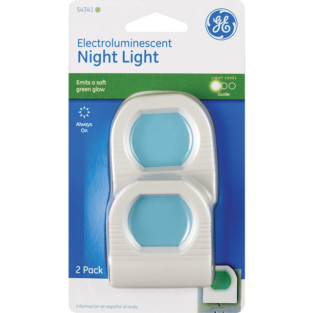 slide 1 of 1, General Electric Night Light, 2 ct