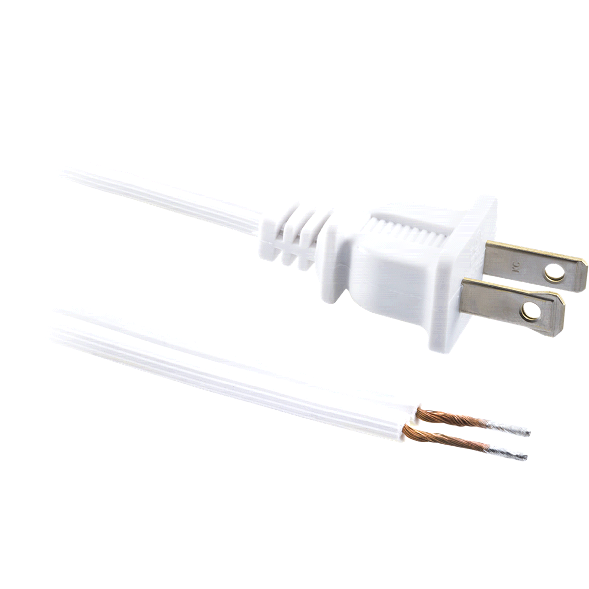 slide 4 of 4, GE Replacement Lamp Cord, White, 8 ft