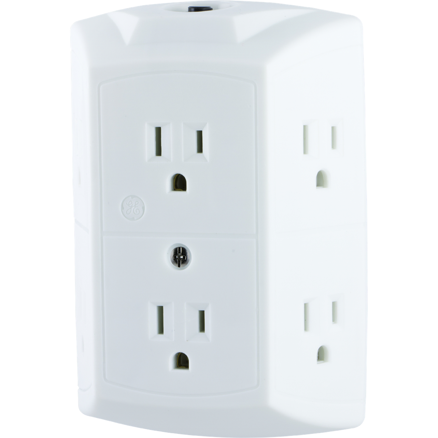 slide 3 of 4, 6-Outlet Tap White, 0.46 lb