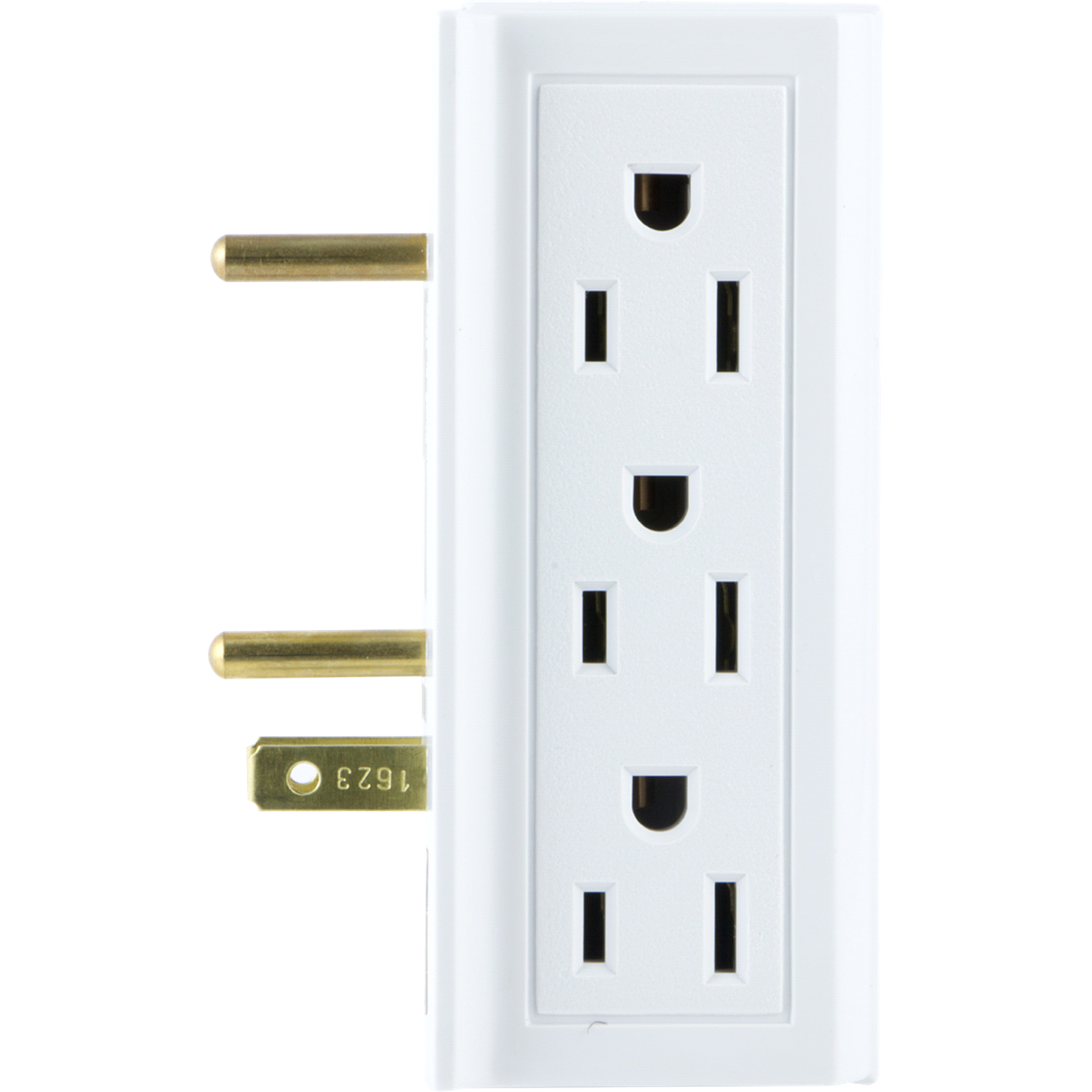 slide 2 of 4, GE Side Access Grounded 6-Outlet Tap, 1 ct