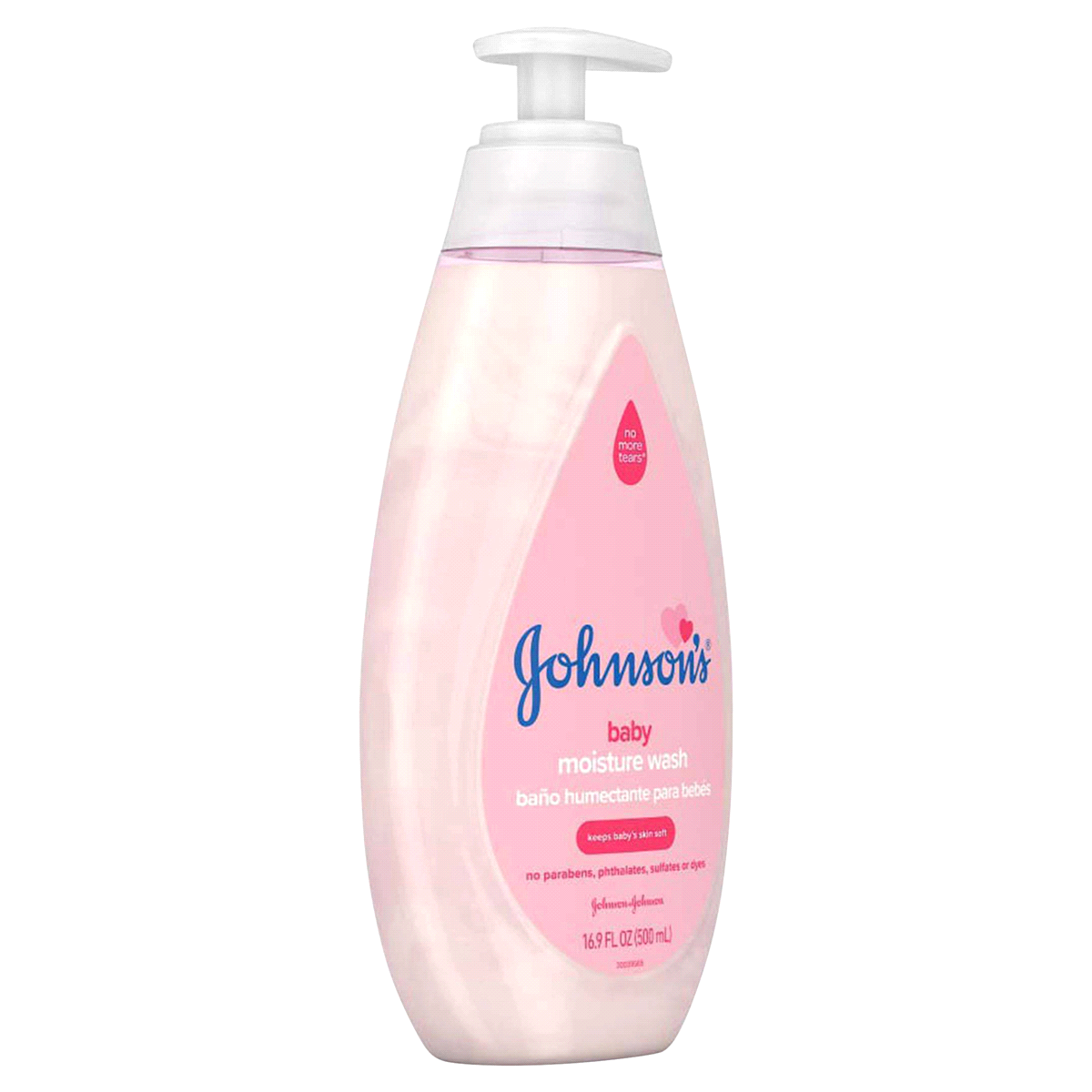 slide 5 of 6, Johnson's Baby Moisture Wash, 16.9 fl oz