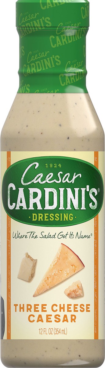 slide 6 of 9, Cardini's Caesar Cardinis Three Cheese Salad Dressing - 12 Oz, 12 oz