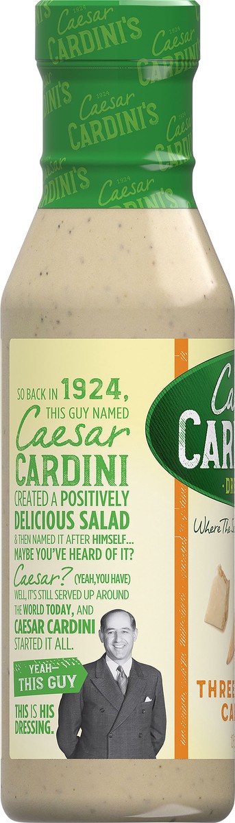 slide 7 of 9, Cardini's Caesar Cardinis Three Cheese Salad Dressing - 12 Oz, 12 oz