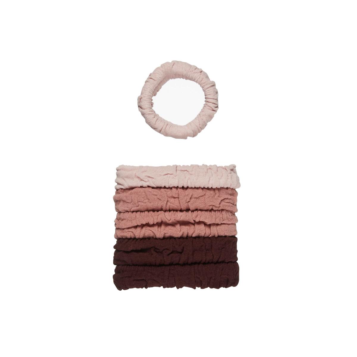 slide 2 of 2, Scunci Comfy Unbreakable Ponytailers Thick Hair Neutrals, 6 ct