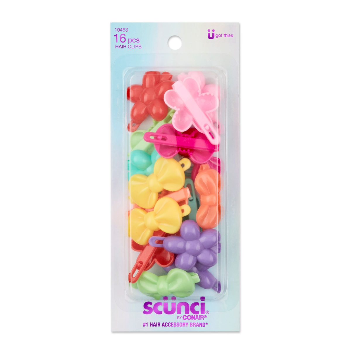 slide 1 of 2, scunci Kids' Hair Clips - 16ct, 16 ct