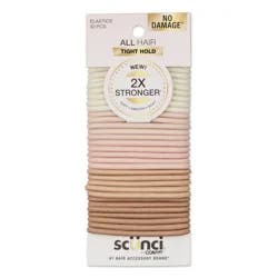 scünci 2X Stronger All Hair Elastics Blonde