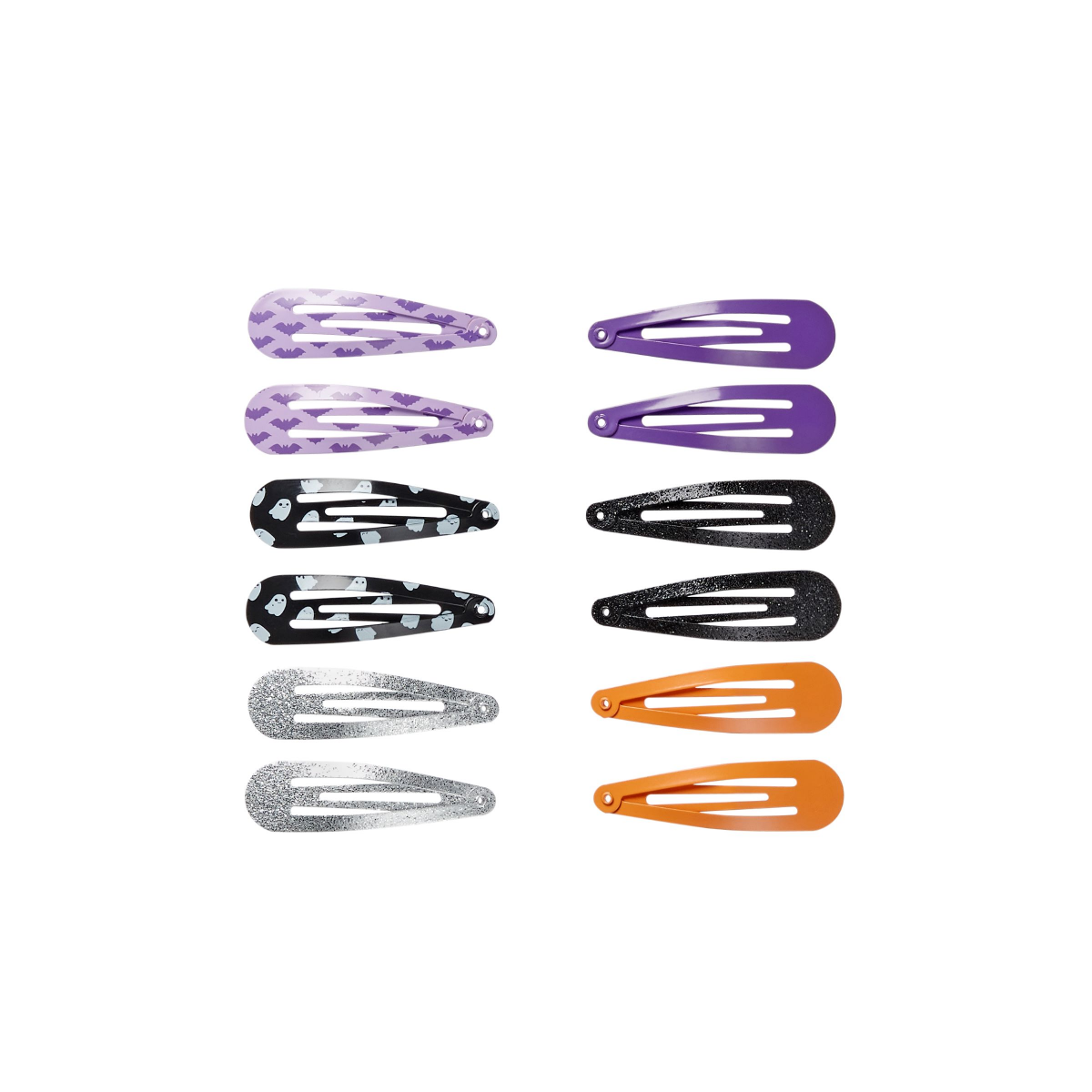 slide 5 of 5, Scunci Halloween Snap Clips 12pk, 12 ct