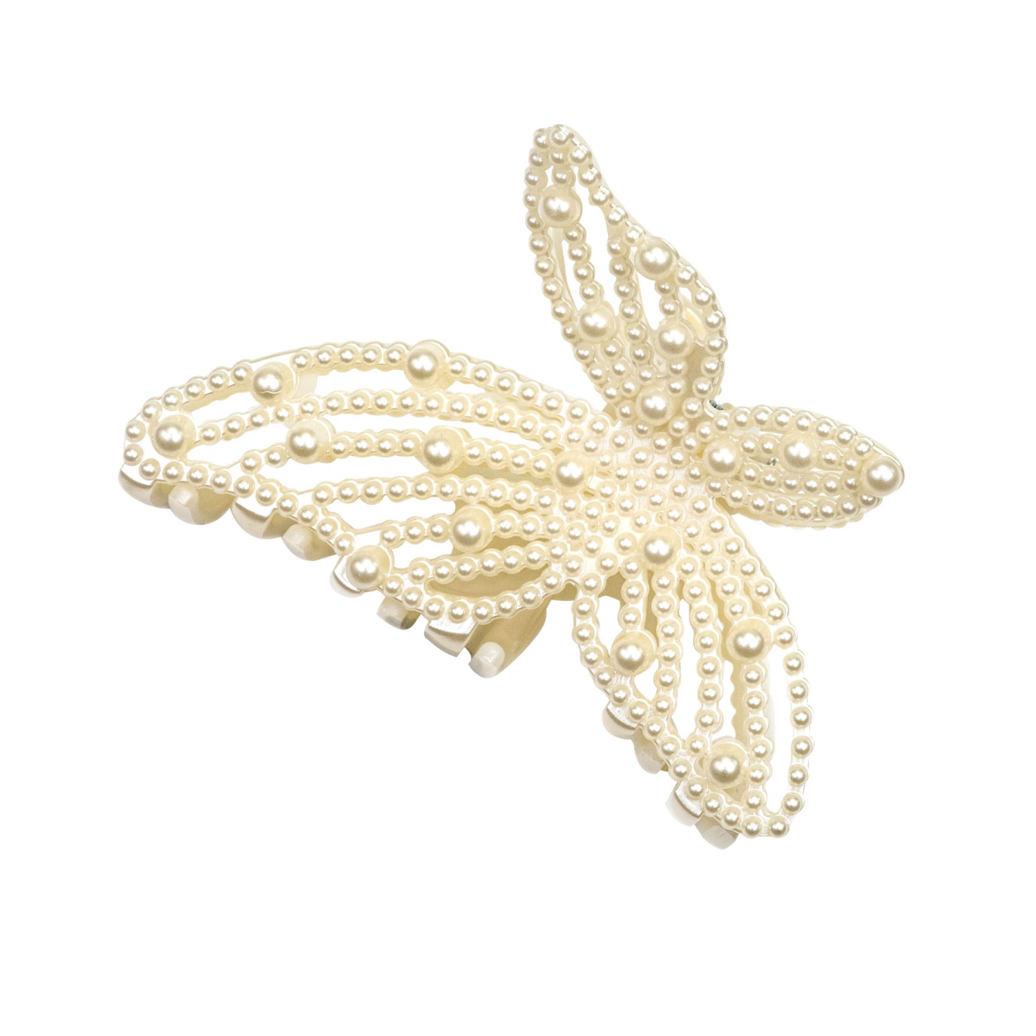 slide 2 of 2, scünci Scunci Butterfly Claw Clip Pearl 1 Pk, 1 ct