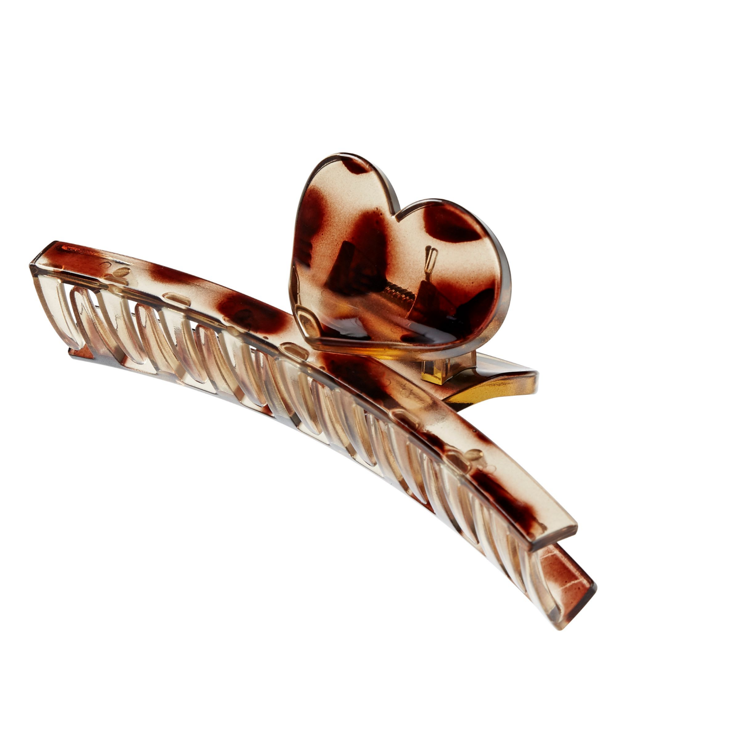 slide 2 of 2, scünci Scunci Primp Heart Claw Clip 1Pk, 1 ct