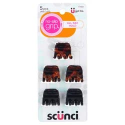 scünci No-Slip Grip Claw Clips - 5 Each