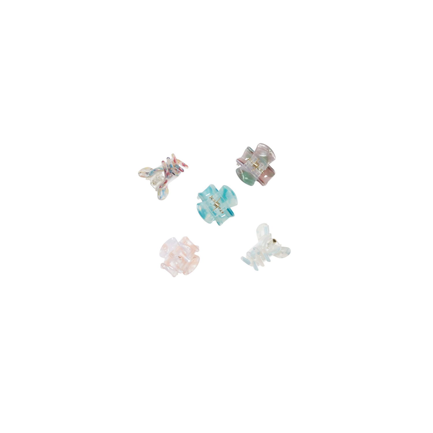 slide 2 of 2, Scunci Claw Clips Mini Acrylic, 1 ct