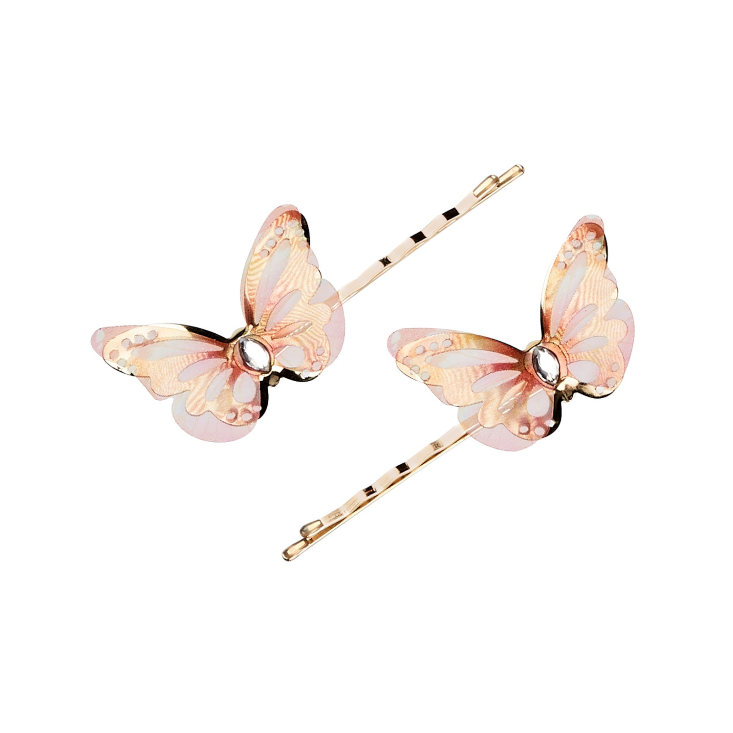 slide 2 of 2, scünci Scunci Butterfly Bobbie Pins 2 pk, 2 ct