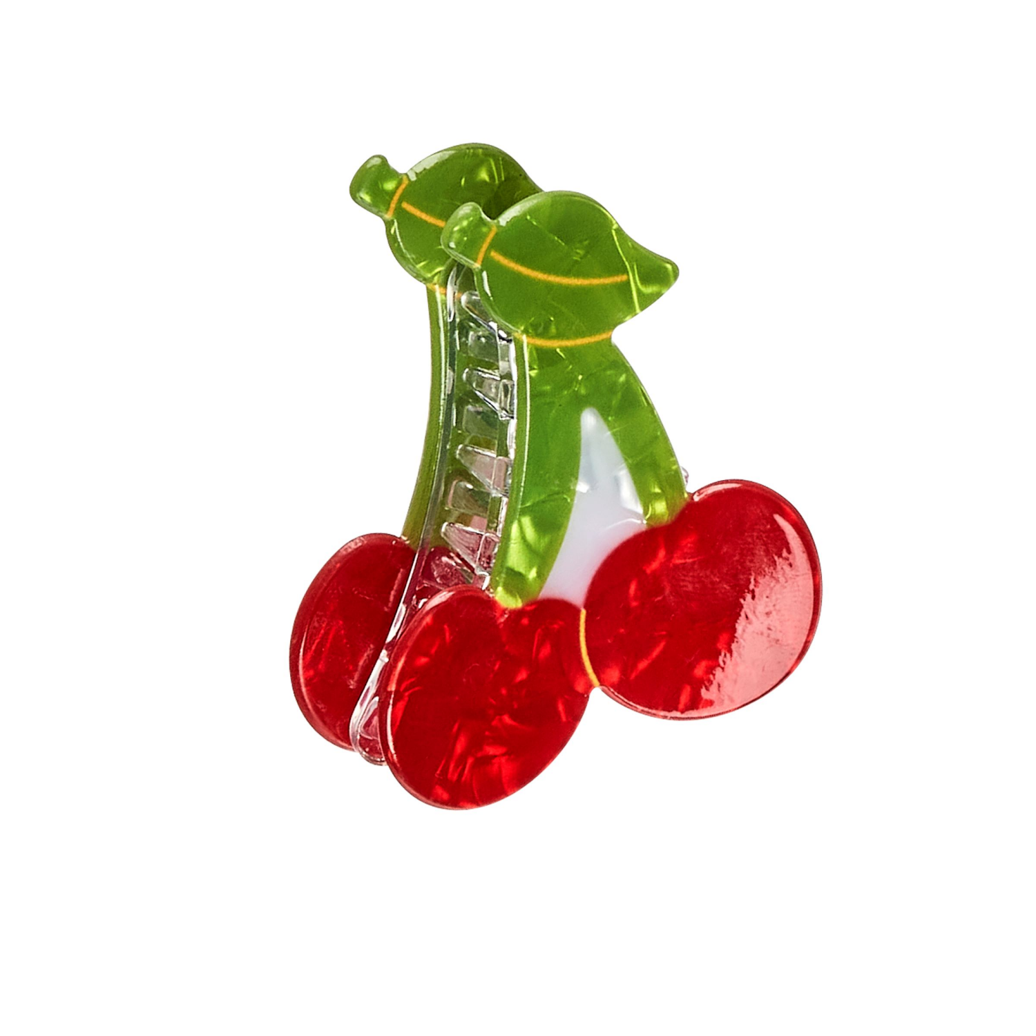 slide 2 of 2, scünci Scunci Figural Cherry Claw Clip 1pk, 1 ct