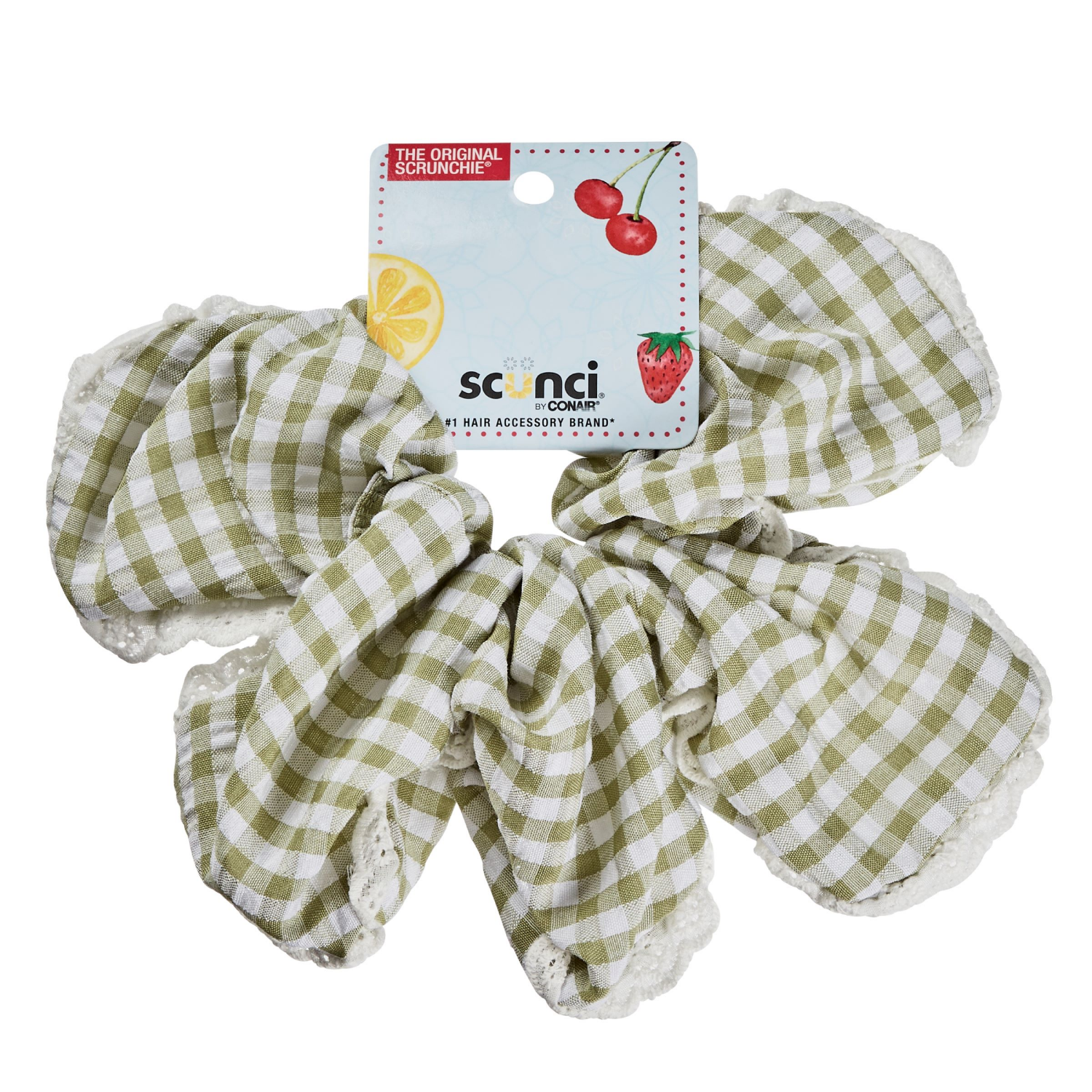 slide 1 of 2, scünci Scunci Flower Shaped Scrunchie 1 pk, 1 ct