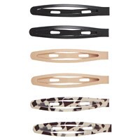 slide 5 of 5, Basik Oval Snap Clips, 6 ct