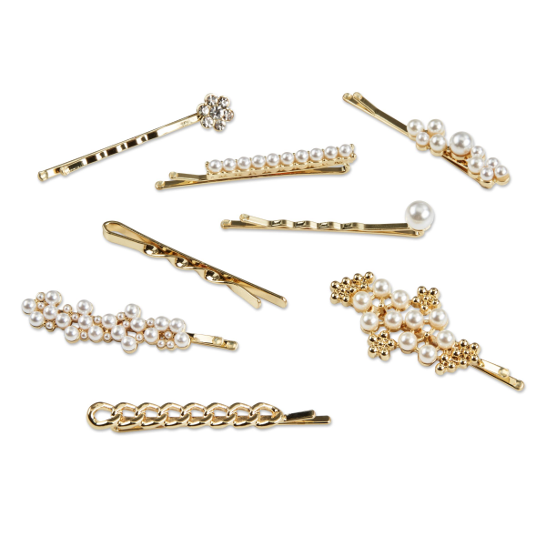 slide 4 of 5, Conair Bobby Pins Pearl, 8 ct