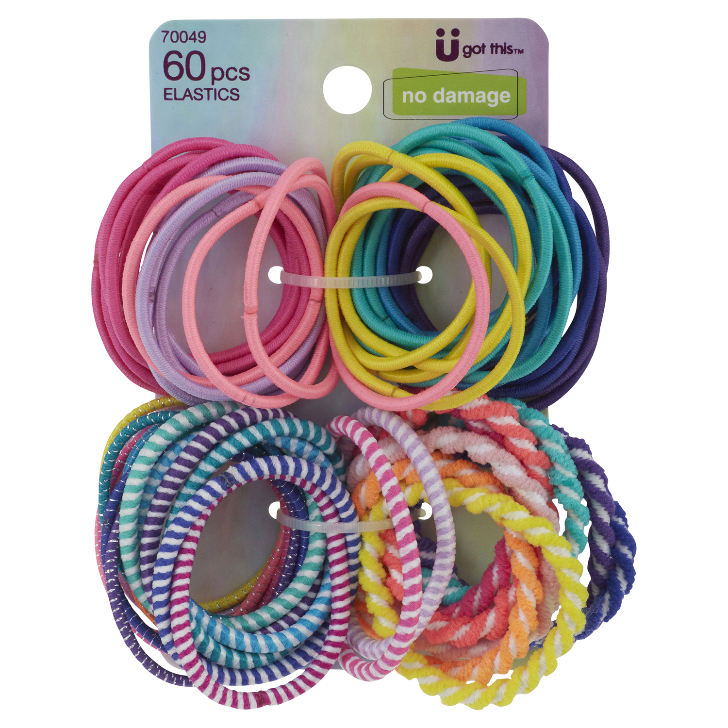 slide 1 of 2, scünci Mixed Elastics, 60 ct