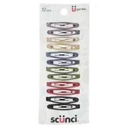 scünci Snap Clips 12 Each