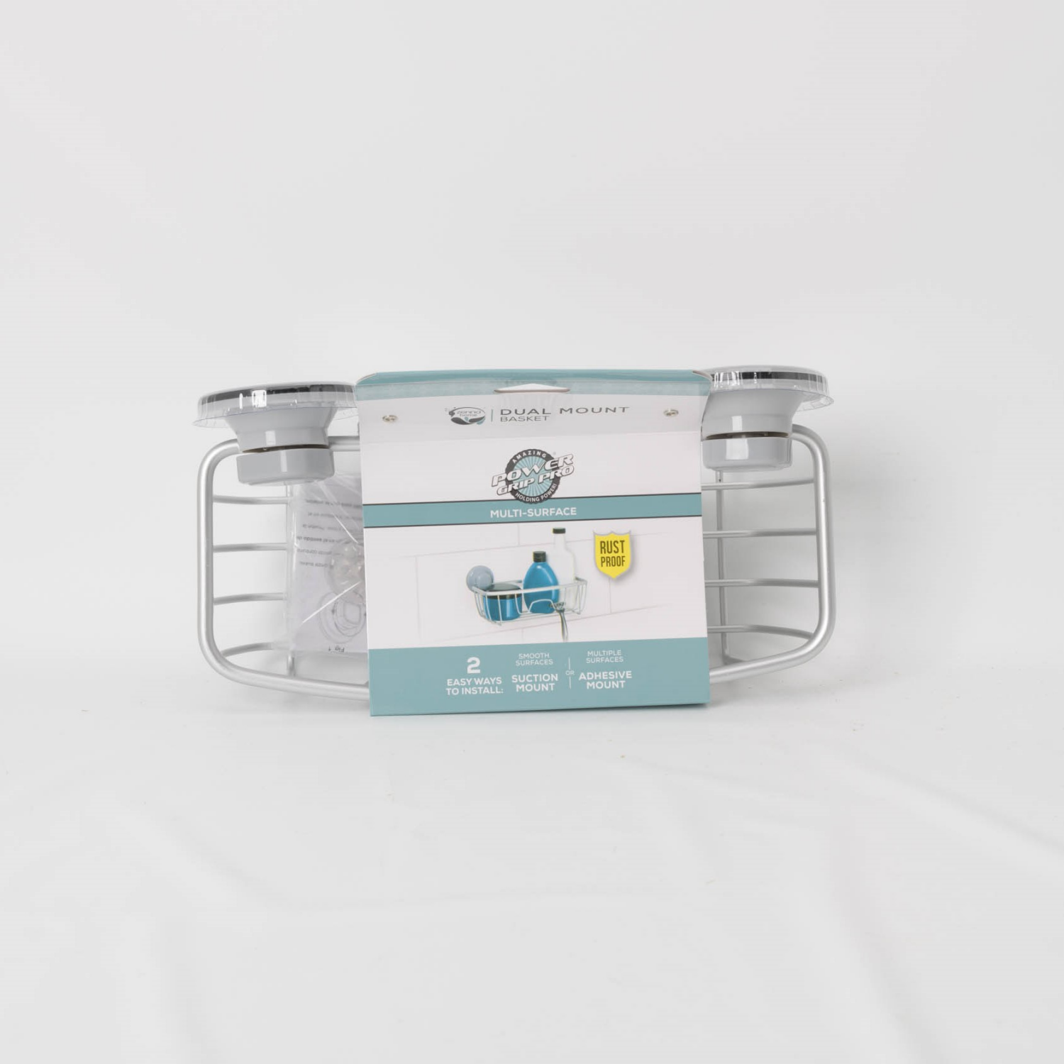 slide 2 of 3, Zenna Home NeverRust Rust Proof Dual Mount Basket 1 ea, 1 ct