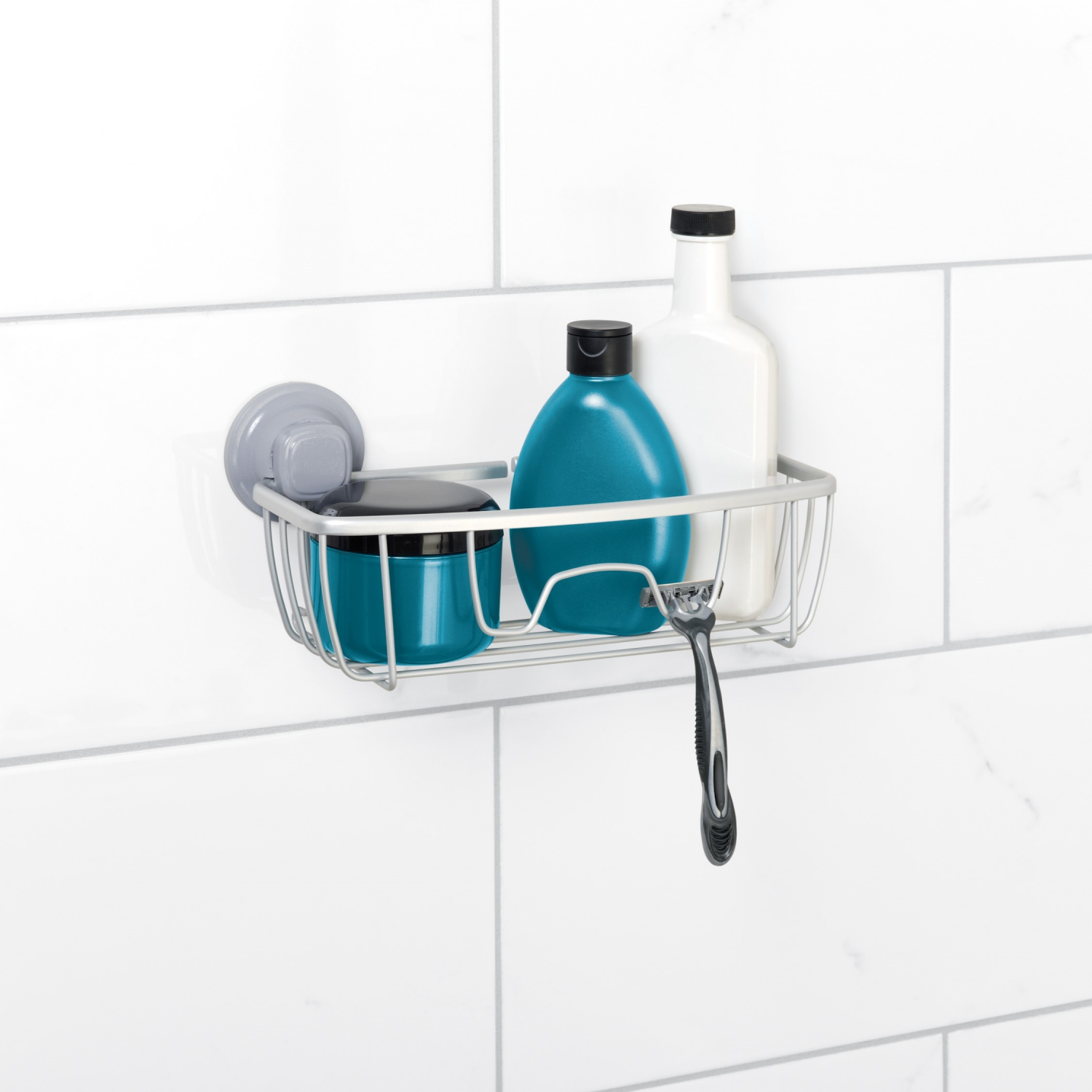 slide 1 of 3, Zenna Home NeverRust Rust Proof Dual Mount Basket 1 ea, 1 ct