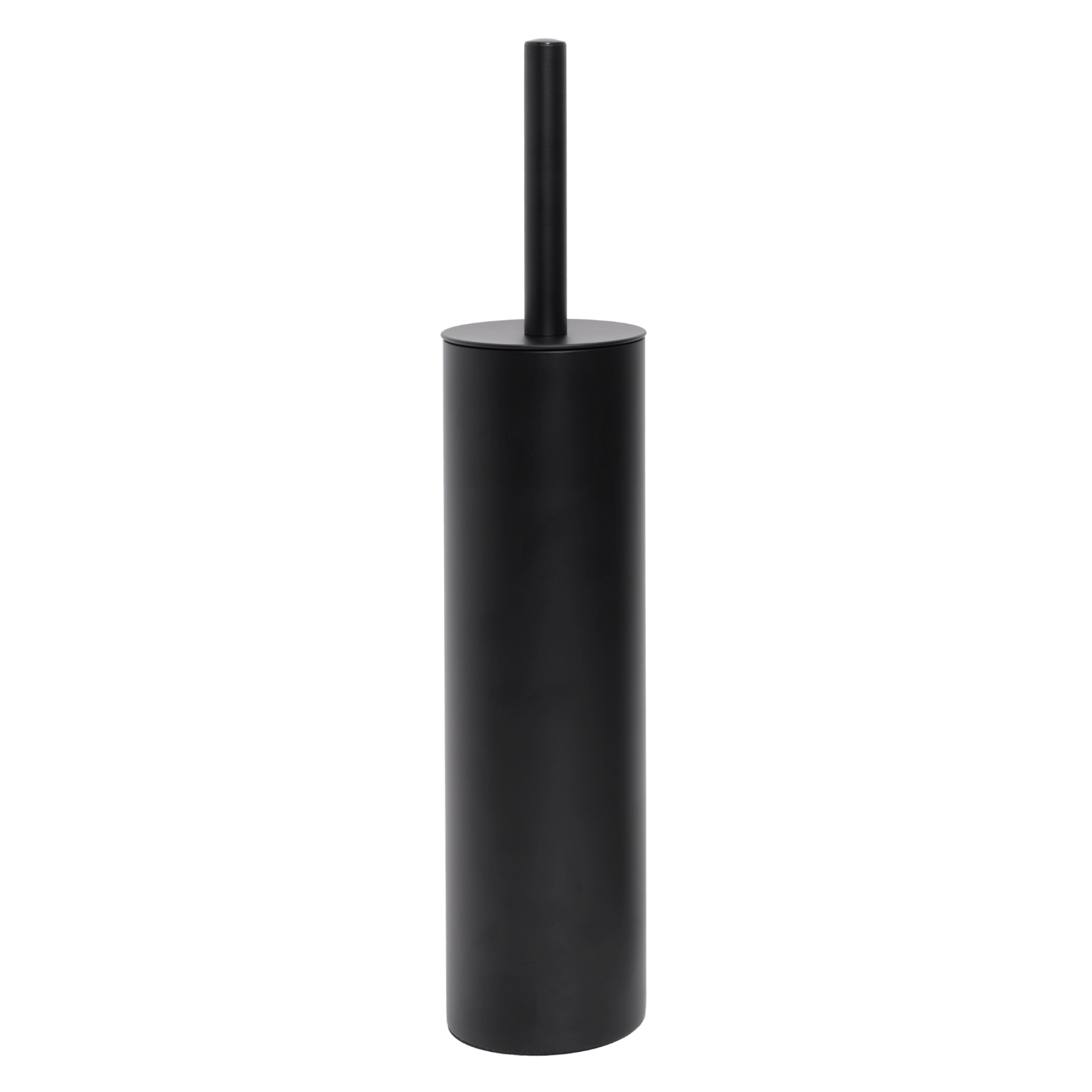 slide 2 of 2, Zenna Home Extra Slim Toilet Bowl Brush Holder, Matte Black, 1 ct