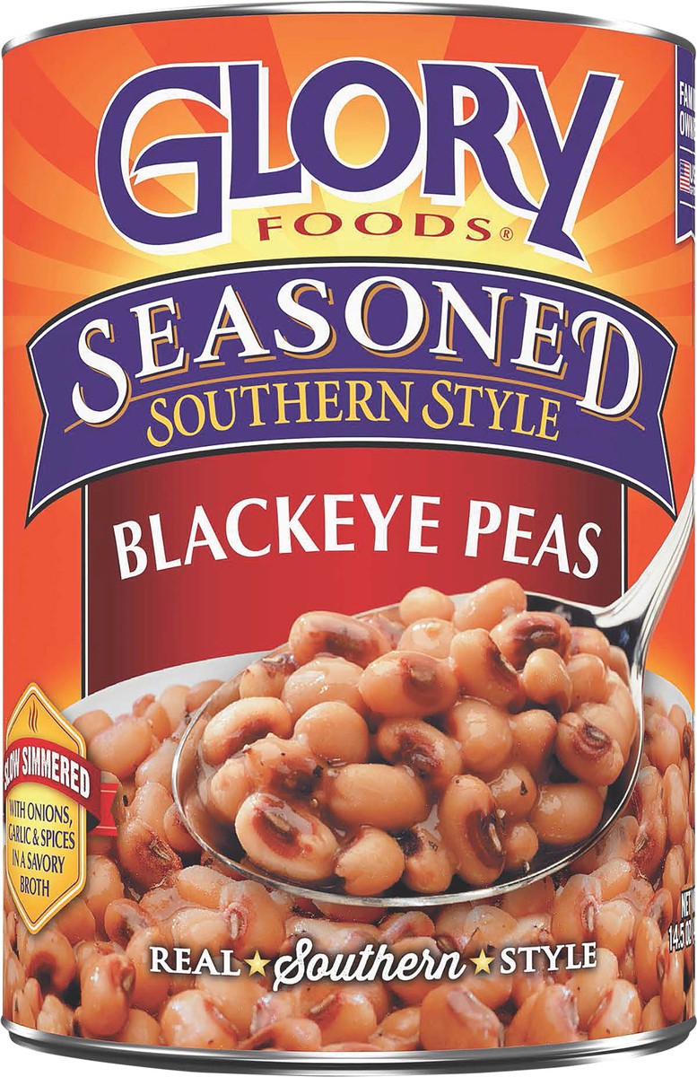 slide 2 of 5, Glory Foods Seasoned Southern Style Blackeye Peas, 15 oz