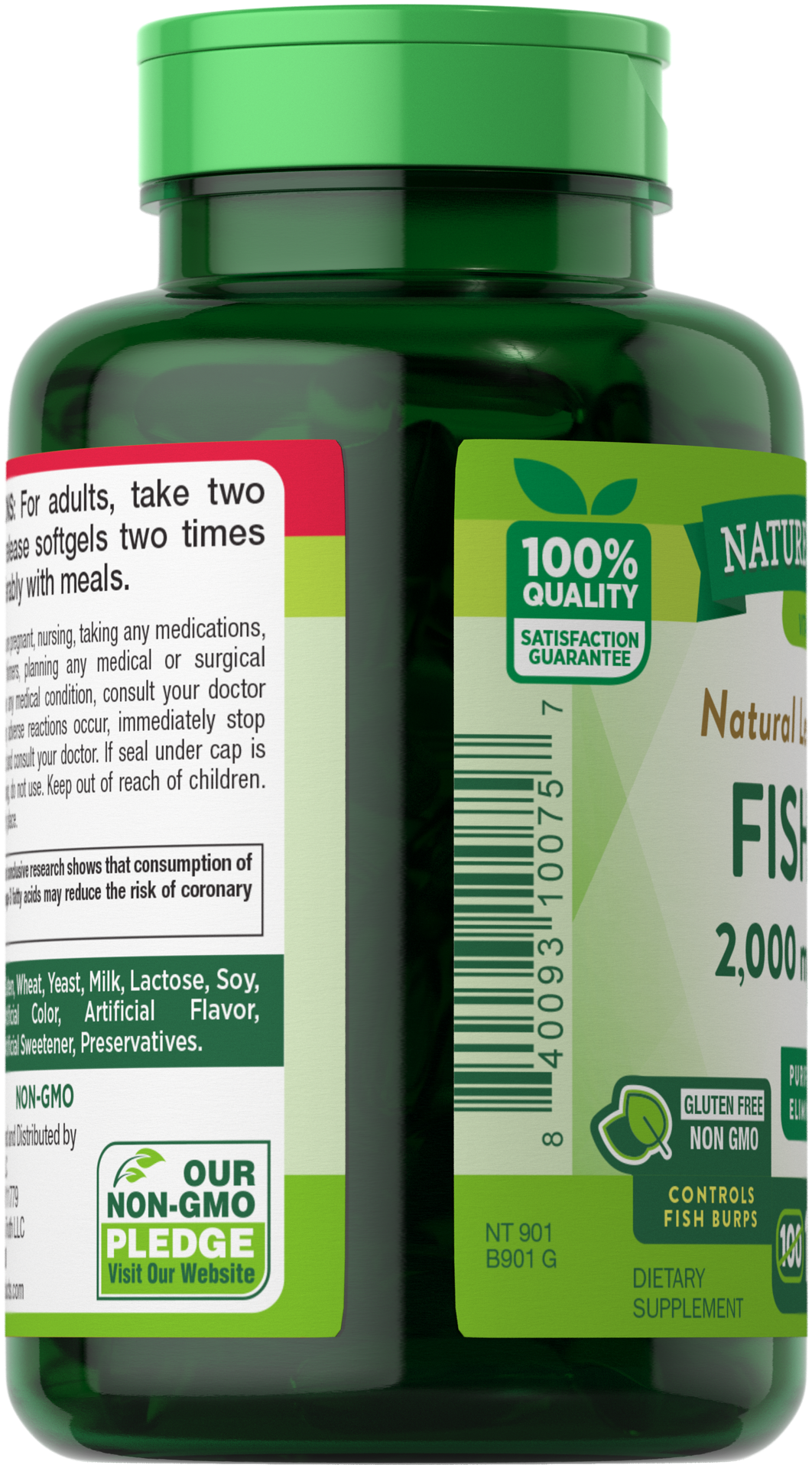 slide 2 of 4, Nature's Truth Natures Truth Fish Oil 2000Mg Lemon, 125 ct