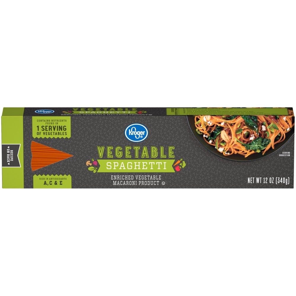 slide 1 of 1, Kroger Vegetable Spaghetti, 12 oz