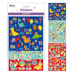 Flomo Dinosaur Party Stickers