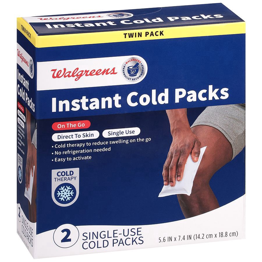 slide 3 of 4, Walgreens Instant Cold Packs, 2 ct