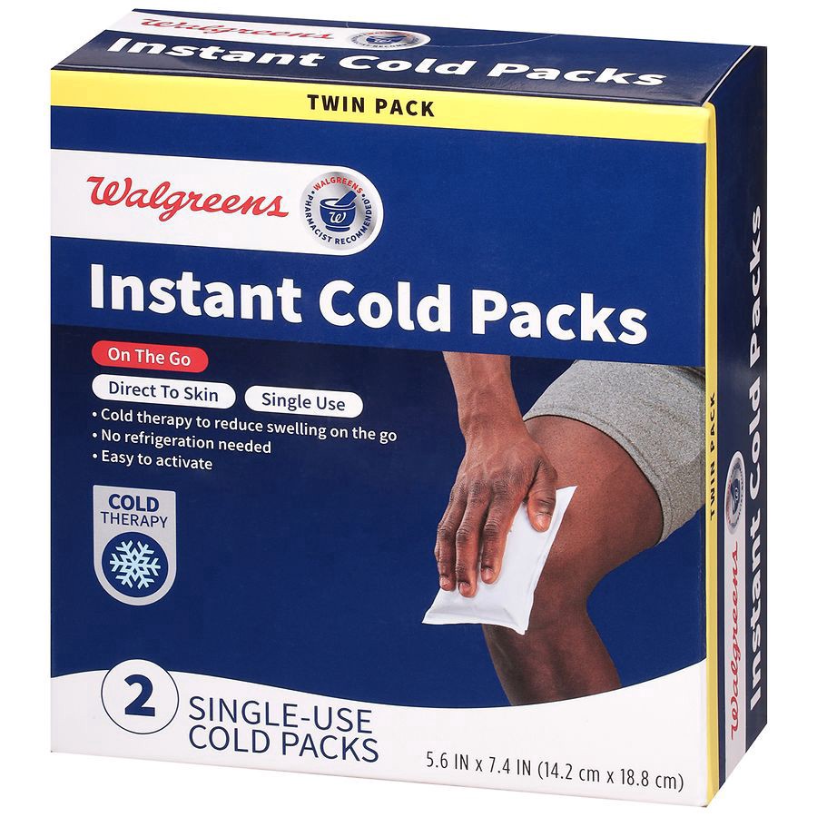 slide 2 of 4, Walgreens Instant Cold Packs, 2 ct