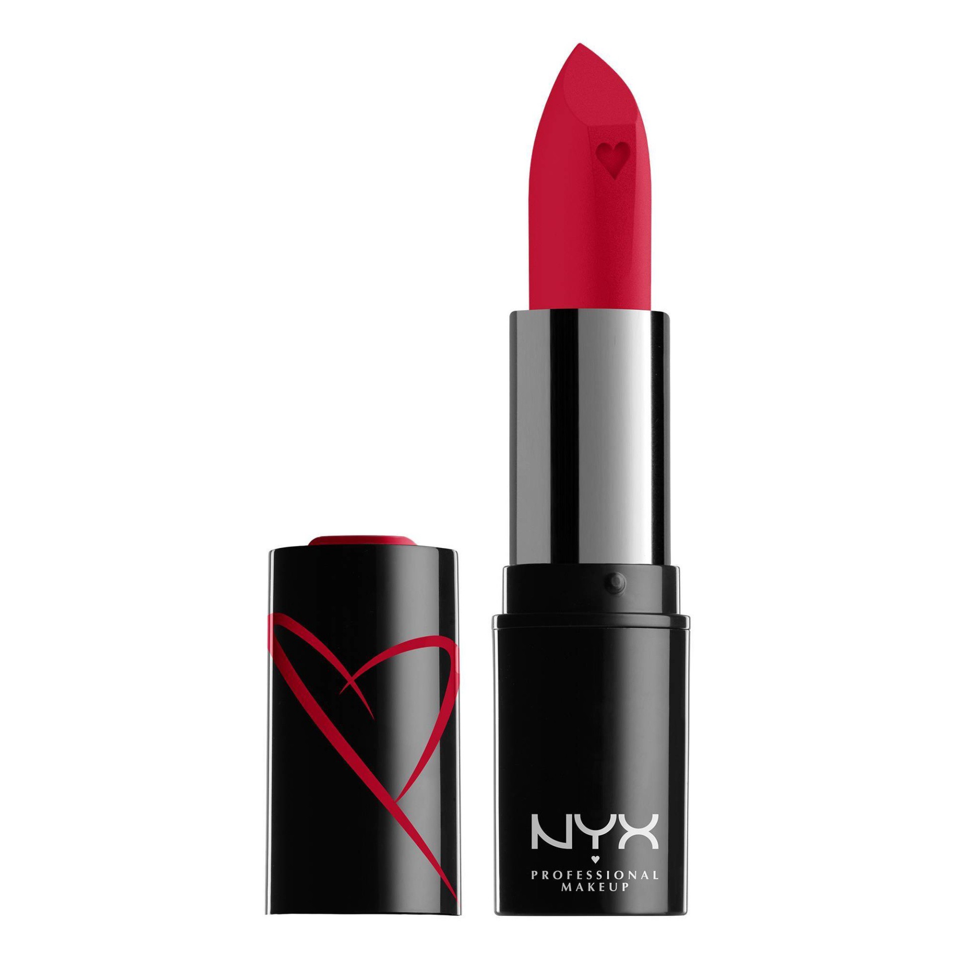 slide 1 of 4, NYX Professional Makeup Shout Loud Satin Lipstick The Best - 0.12oz, 1.28 oz