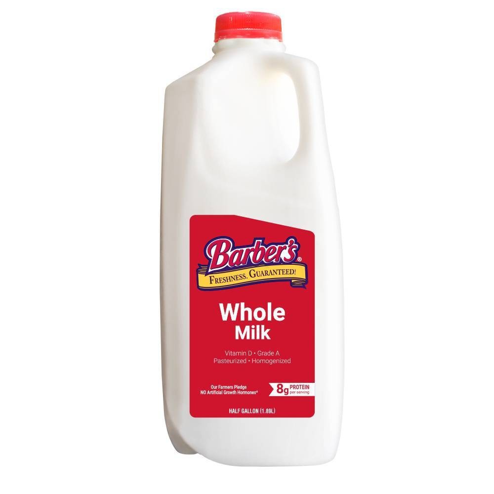 slide 1 of 1, Barber Foods Barber Whole Milk, 64 oz