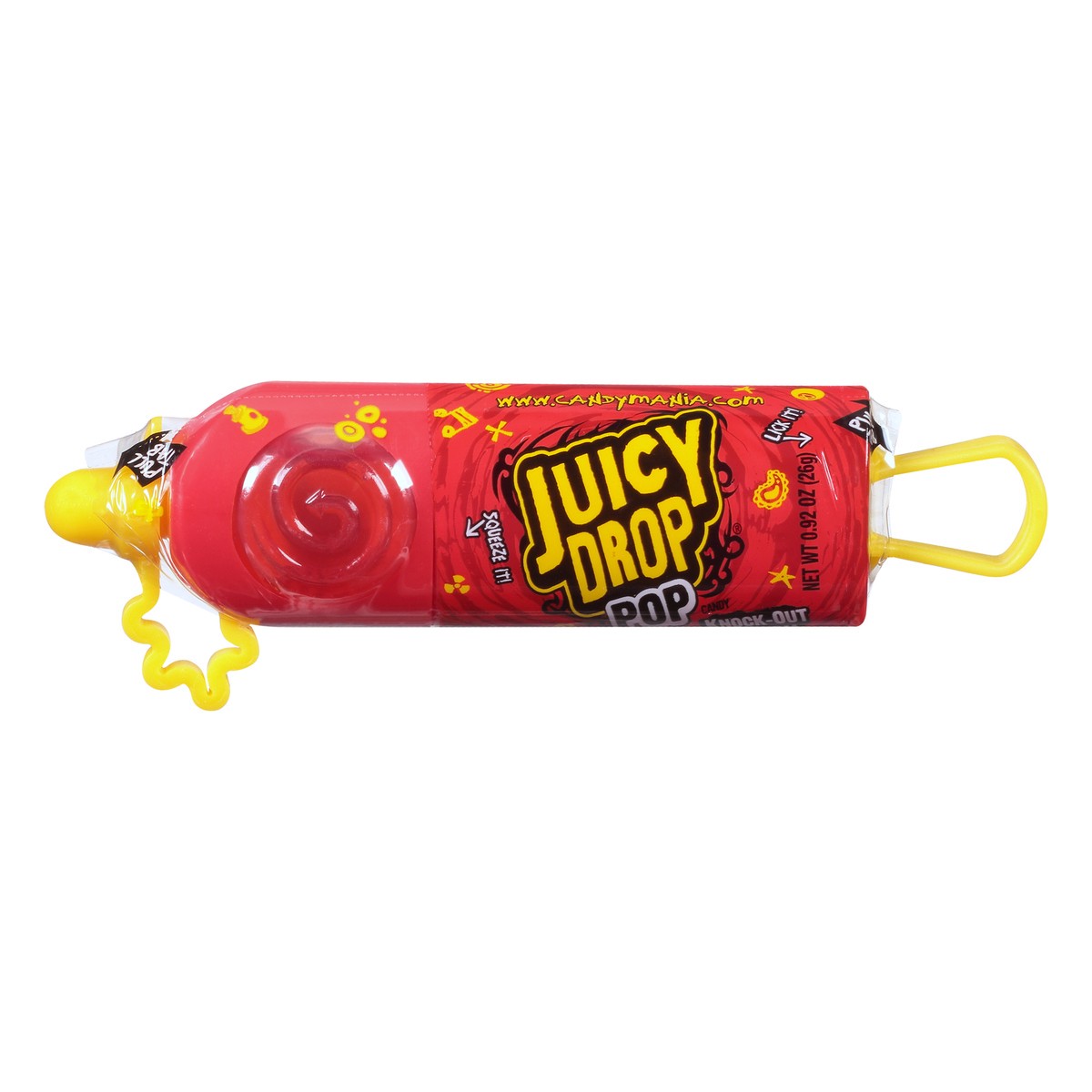 slide 1 of 1, Juicy Drop Pop Sweet Lollipopsdy with Sour Liquid, Assorted Flavors, 0.92 oz