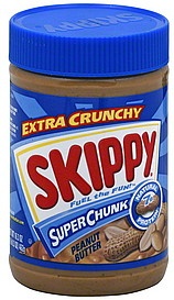 slide 1 of 1, Skippy Extra Crunchy Super Chunk Peanut Butter, 16.3 oz