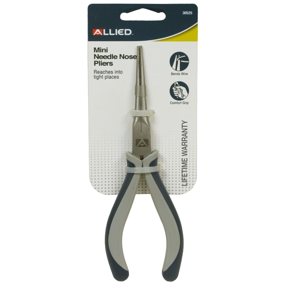 slide 1 of 1, Allied Mini Needle Nose Pliers - 5 Inch, 5 in