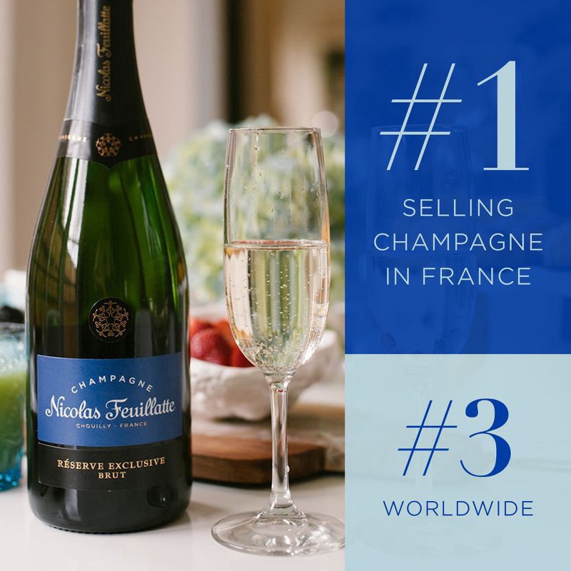 slide 6 of 6, Nicolas Feuillatte Champagne, 750 ml
