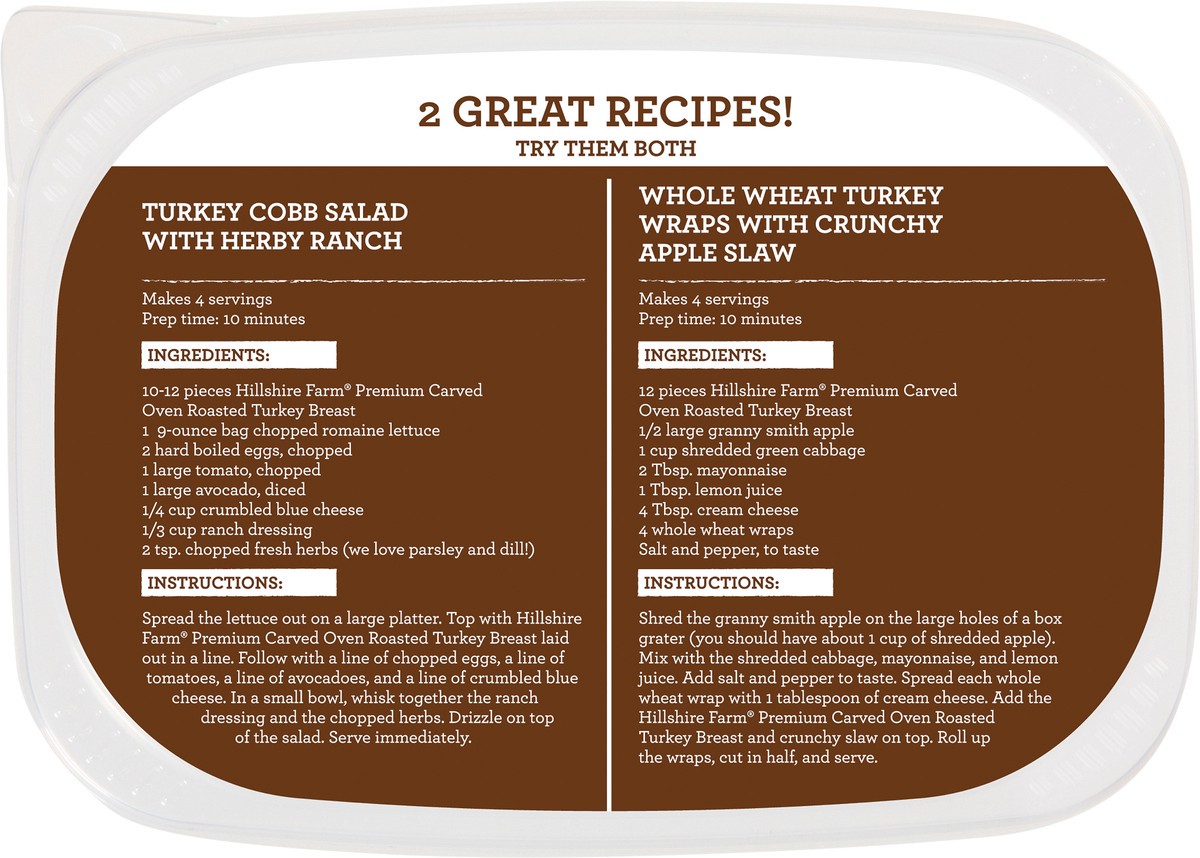 slide 7 of 8, Hillshire Farm Premium Carved Oven Roasted Turkey Breast, 11 oz