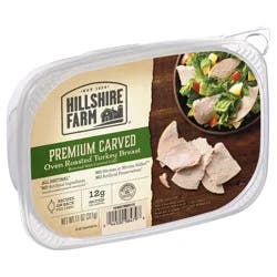Hillshire Farm Premium Carved Deli Lunch Meat, Oven Roasted Turkey Breast, 11 oz