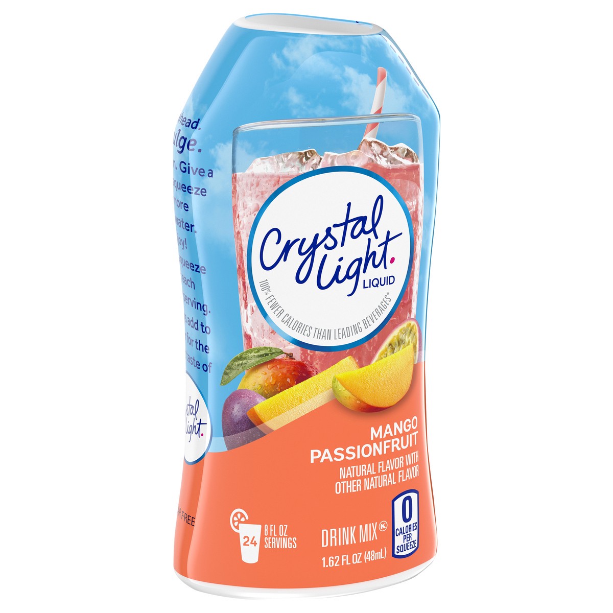 slide 12 of 12, Crystal Light Liquid Mango Passionfruit Naturally Flavored Drink Mix, 1.62 fl oz Bottle, 1.62 fl oz