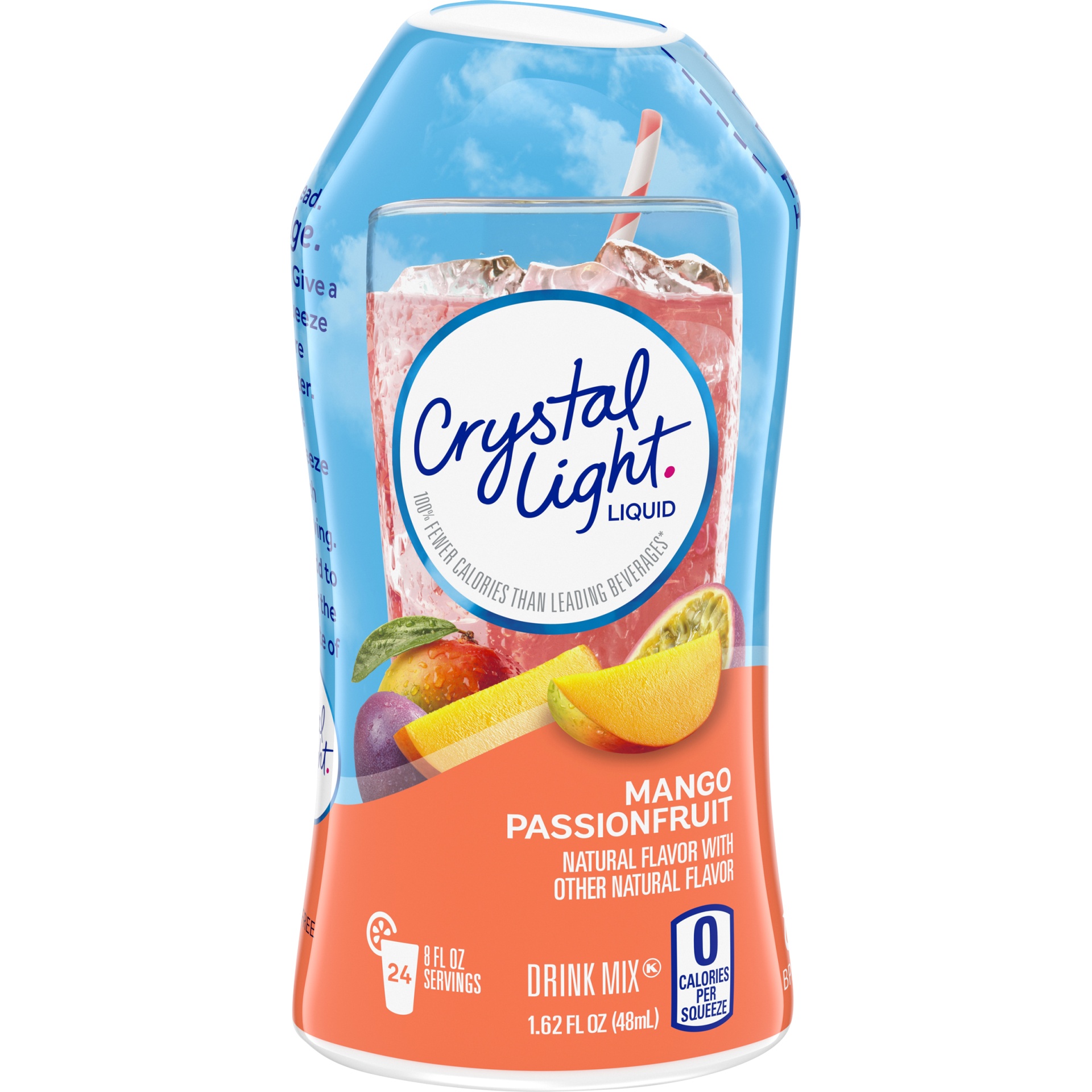 slide 1 of 11, Crystal Light Liquid Mango Passionfruit Naturally Flavored Drink Mix, 1.62 fl oz