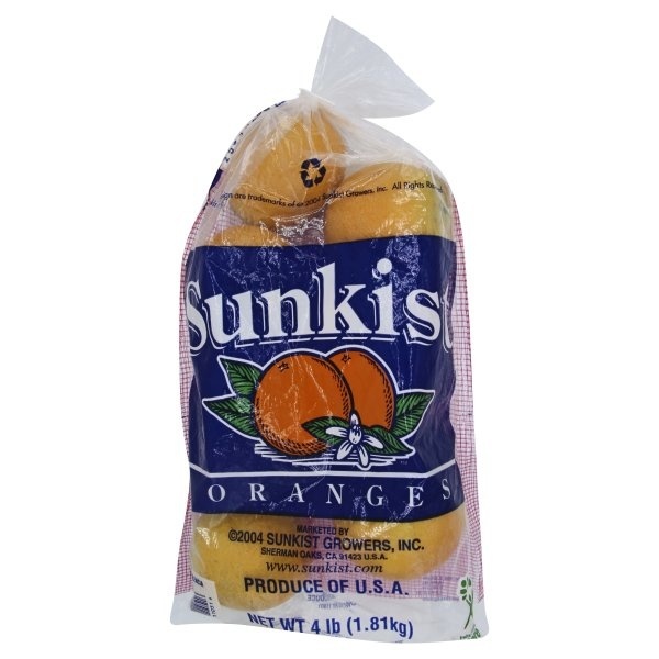 slide 1 of 1, Sunkist Valencia Oranges, 4 lb