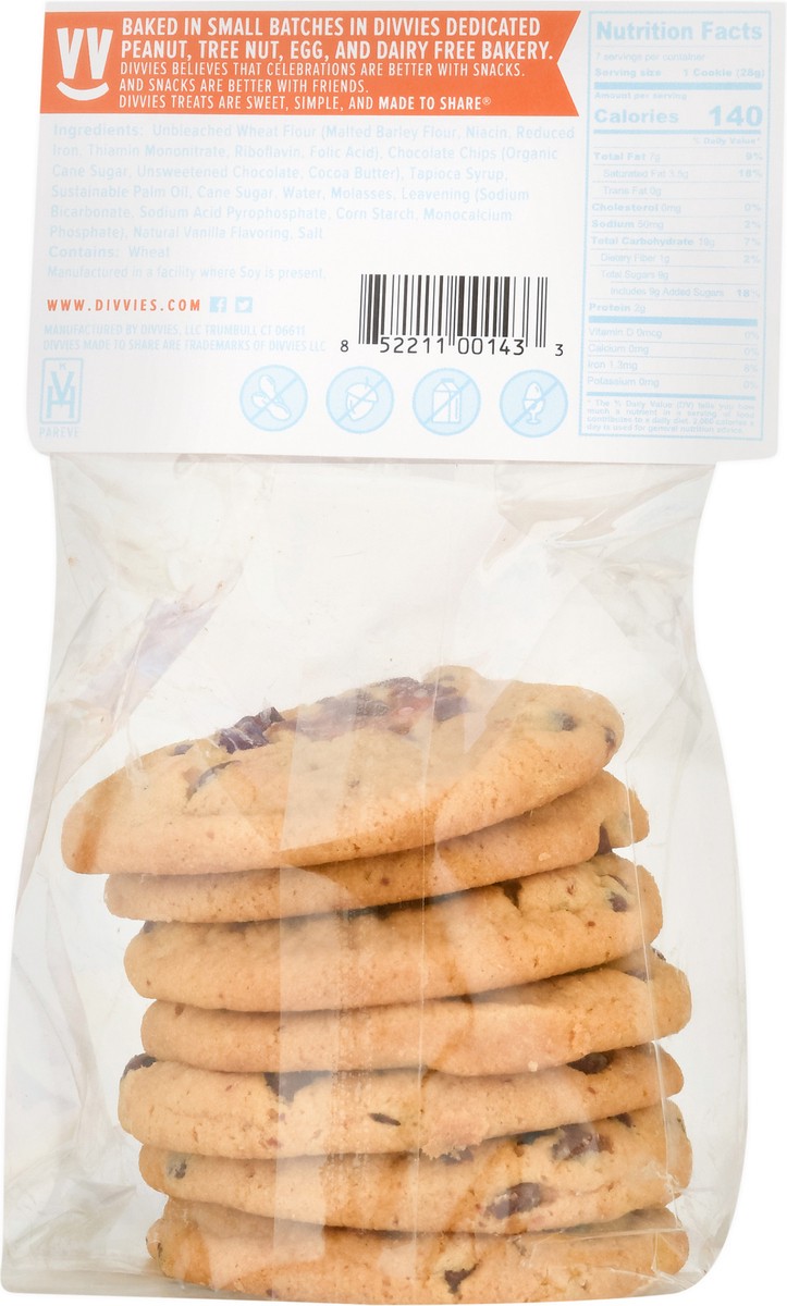 slide 9 of 12, Divvies Chocolate Chip Cookies, 7 oz