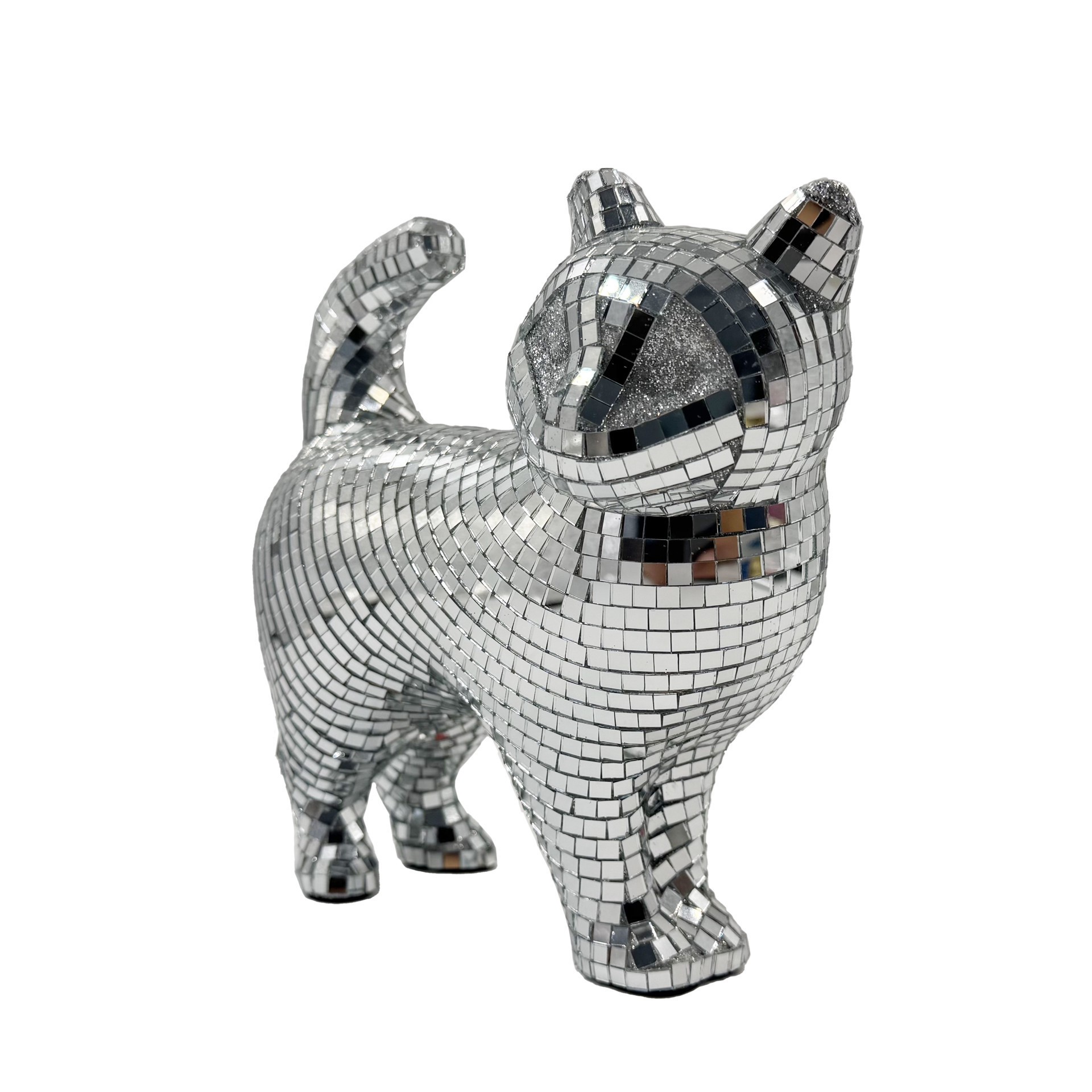 slide 2 of 2, 8" Disco Cat Tabletop Decor By Ashland, 8 in