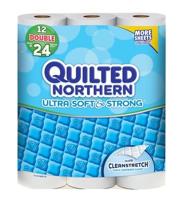 slide 1 of 1, Quilted Northern Ultra Soft and Strong Bath Tissues, 12 ct