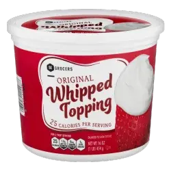SE Grocers Whipped Topping Tub