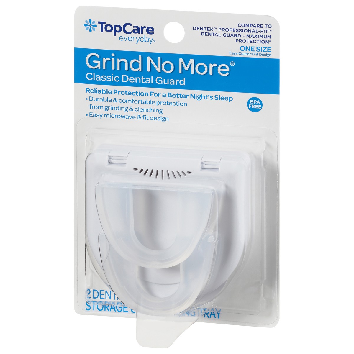 slide 3 of 11, TopCare Everyday Grind No More Classic One Size Dental Guard 2 Each, 2 ct