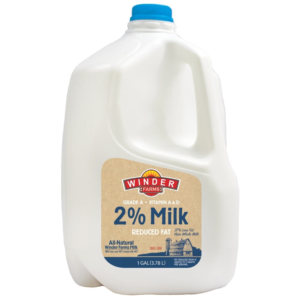 slide 1 of 1, Winder Farms 2% Milk - 1gal, 1 gal