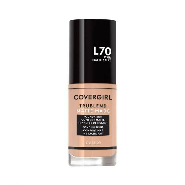 slide 1 of 5, COVERGIRL truBLEND Matte Made Foundation - L70 Natural Ivory, 1.01 fl oz