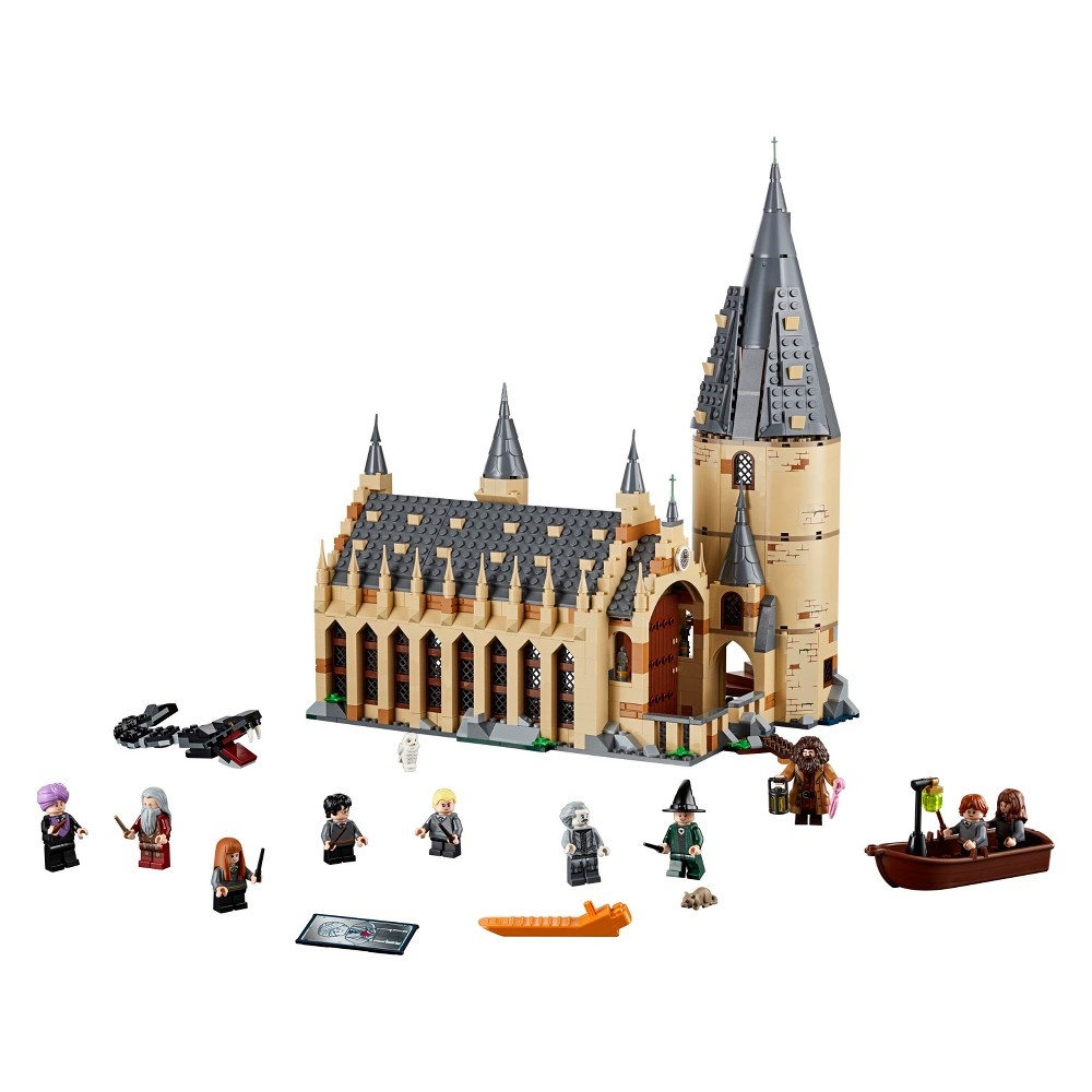 slide 6 of 11, LEGO Harry Potter Hogwarts Great Hall 75954, 1 ct